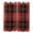 style-3, variant on Red Colored Diamond Grid Blackout Window Curtains for Bedroom Living Room Kicthen High Shading 2 Panels