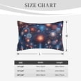 thumbnail image 4 of Balery Fireworks1 Bedding Queen Pillow Cases - Envelope Closure - Soft Brushed Microfiber Fabric - Shrinkage and Fade Resistant Pillow Cases-20"x30", 4 of 6