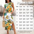 thumbnail image 7 of KUIFORTI Hawaii Matching Couple Outfits for Romantic Date Tropical Hibiscus Summer Husband and Wife Clothing Loose Swing Sundresses with Pockets Washable Fashionable, 7 of 7