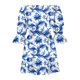 thumbnail image 3 of WILLBEST Vestido Casual De Moda Para Mujer, Vestido Estampado Con Dobladillo Con Volantes Y Hombros Descubiertos, 3 of 3