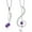 Amethyst, February, variant on Gem Stone King 925 Sterling Silver Black Onyx Treble Clef and Eighth Note 2 Pcs Music Pendant Necklace Jewelry Set for Women By Keren Hanan (0.85 Cttw, December Birthstone, Oval 6X4MM, Round 3MM)