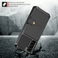 thumbnail image 7 of Allytech Rugged Case for Samsung Galaxy S23 Support Magnetic Car Mount, Premium PU Leather Flip Card Cash Holder Pocket Shockproof Anti-Fall Back Case for Samsung Galaxy S23 - Black, 7 of 7