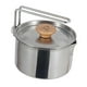 thumbnail image 5 of Hervidor de agua para exteriores, olla para acampar, mango cómodo, utensilios de cocina, tetera, cafetera, acero inoxidable, para viajes, mochileros,, 5 of 8
