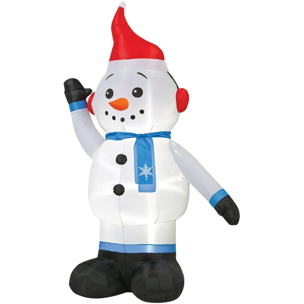 8' Tall Airblown Christmas Snowman Infla - Walmart.com - Walmart.com