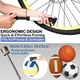 thumbnail image 4 of Mini Bike Pump Portable Frame Pump Fits Presta & Schrader, Mini Bike Tire Pump for Bmx Mountain Bike High Pressure 100 Psi / 7 Bar, Includes Ball Pump, 4 of 5