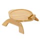 thumbnail image 1 of 360° Rotating Round Sofa Armrest Tray Table for Food, 90cm, 1 of 5