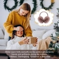 thumbnail image 5 of 1Pcs Women Winter Earmuffs Girls Faux Fur Fluffy Soft Ear Warmer Outdoor Plush Warm Ear Covers, 5 of 6