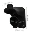 thumbnail image 2 of HAMPPLIES Garage Wall Organizer Black ABS Wall Mount for Electric Vehicle Charging Cable with Easy Installation, 2 of 8