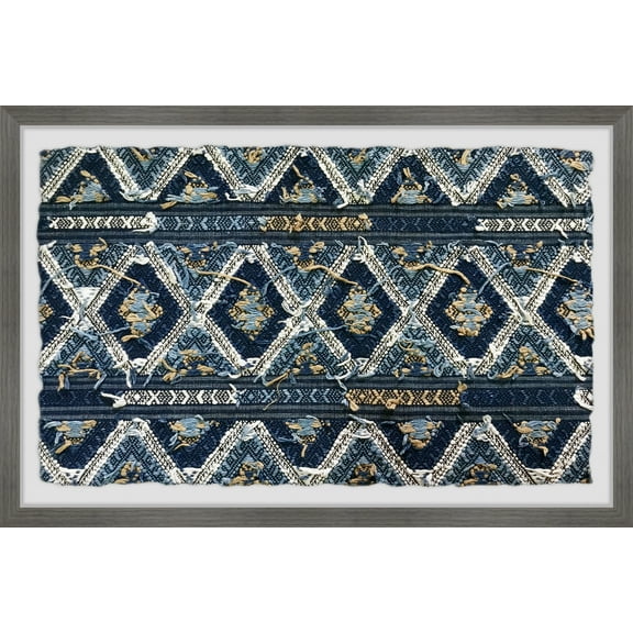 Marmont Hill Triangular Wave Framed Wall Art, 8" x 12"