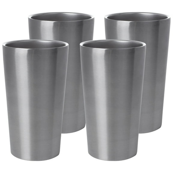 KTUMB4 4 Piece Double Wall Stainless Steel Tumbler Set, 13 oz 