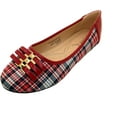 thumbnail image 2 of Victoria K Women's Ruffle With Gold Studs Ballerina Flats, 2 of 4
