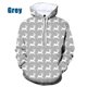 thumbnail image 3 of Sudadera con capucha con estampado de copos de nieve y renos de Feliz Navidad para hombres y mujeres, sudadera con capucha holgada de gran tamaño con estampado 3D para hombres, 3 of 5
