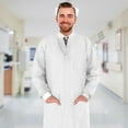 thumbnail image 7 of White Disposable Lab Coats, SMS 50 GSM Knee Length, 10 Count, Small, 7 of 7