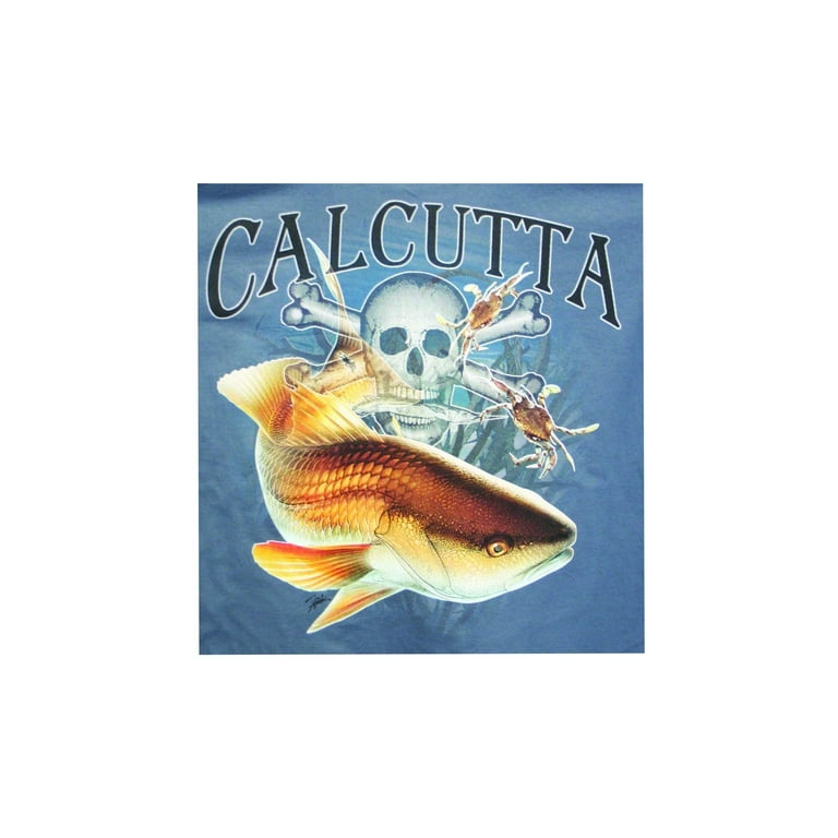Calcutta T-Shirt Denim Fade LogoRed Drum Med S/S, CD-CAL34M