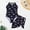 Black2, variant on RTKFRFLM Girls 2-Piece One Piece Swimsuit with Skirt Cute Butterfly Print Boutique Bathing Suit for Ages 8-13