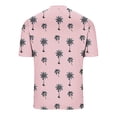 thumbnail image 4 of Ftwytp Haut d'Hiver en Polyester pour Hommes Mode Décontractée Manches Courtes Bouton Col Rond Quotidien Extérieur, 4 of 5