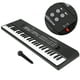 thumbnail image 5 of Mini órgano electrónico, micrófono de órgano electrónico y teclado, instrumento con teclas, funcionalidad inteligente, 5 of 12