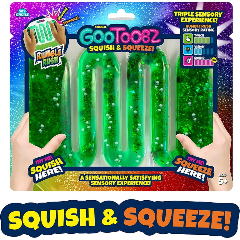 GooToobz Originals - Squishy Sensory Tubes | Colorful Goo, Glitter & Beads | Non-Toxic | Squeeze and Explore the Sensory World! GooToobz Originals - Squishy Sensory Tubes | Colorful Goo, Glitter & Beads | Non-Toxic | Squeeze and Explore the Sensory World!