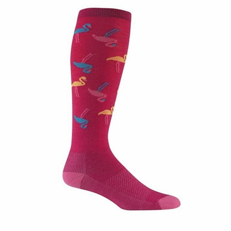 Wigwam Snow - Wigwam Made In USA Snow Bird Fusion Socks Bright Rose Women's Medium