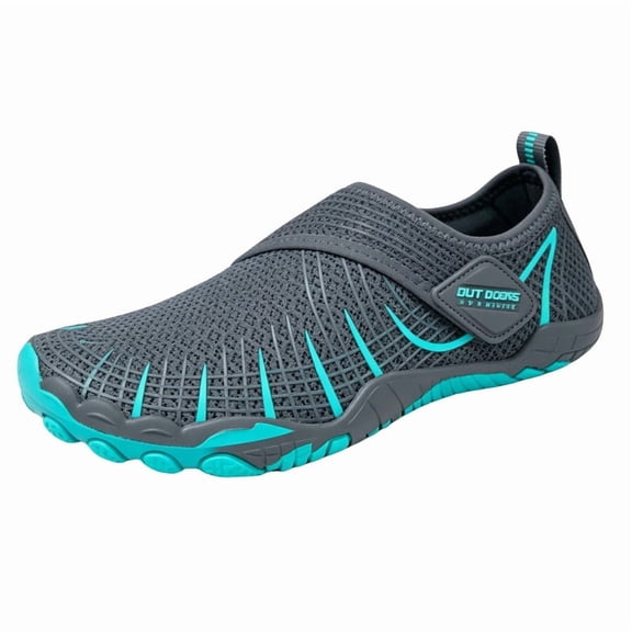 CHICVOMEY Water Shoes Men Close Toe Quick-Dry Fabric Anti-Slip Breathable Water Shoes for Women for Aqua Beach Snorkeling Stream Trekking Exercise Yoga