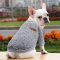 thumbnail image 4 of Suéter para perros pequeños, medianos, niños, niñas, cachorros, ropa cálida, invierno gris, hace que tu perro esté cálido y a la moda (L), 4 of 5