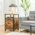 thumbnail image 5 of Costway Mobile File Cabinet 2 Drawer Printer Stand w/Open Shelf for Letter Size, 5 of 10