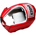 thumbnail image 5 of USA Boxing Approved Amateur Classic Headgear - All Leather, No Cheek Protectors for Boxing, Muay Thai, MMA, Adjustable for Sparring, Training & Competition for Adults & Kids, Red, Medium, 5 of 9