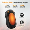 thumbnail image 3 of Hand Warmers Rechargeable 2 Pack–Magnetic Heating, 3 Heat Settings, Portable Pocket Warmers for Raynauds, Hunting, Golf, Winter Camping, 3 of 9