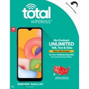 Samsung A01 16GB (Prepaid), Black, 1 Pack