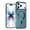 Blue, variant on ELEHOLD Case for iPhone 17 Pro, Shockproof Anti-Yellow Rigid Plastic Phone Case with Aluminum Lens Frame, Magnetic Accessories Compatible,White