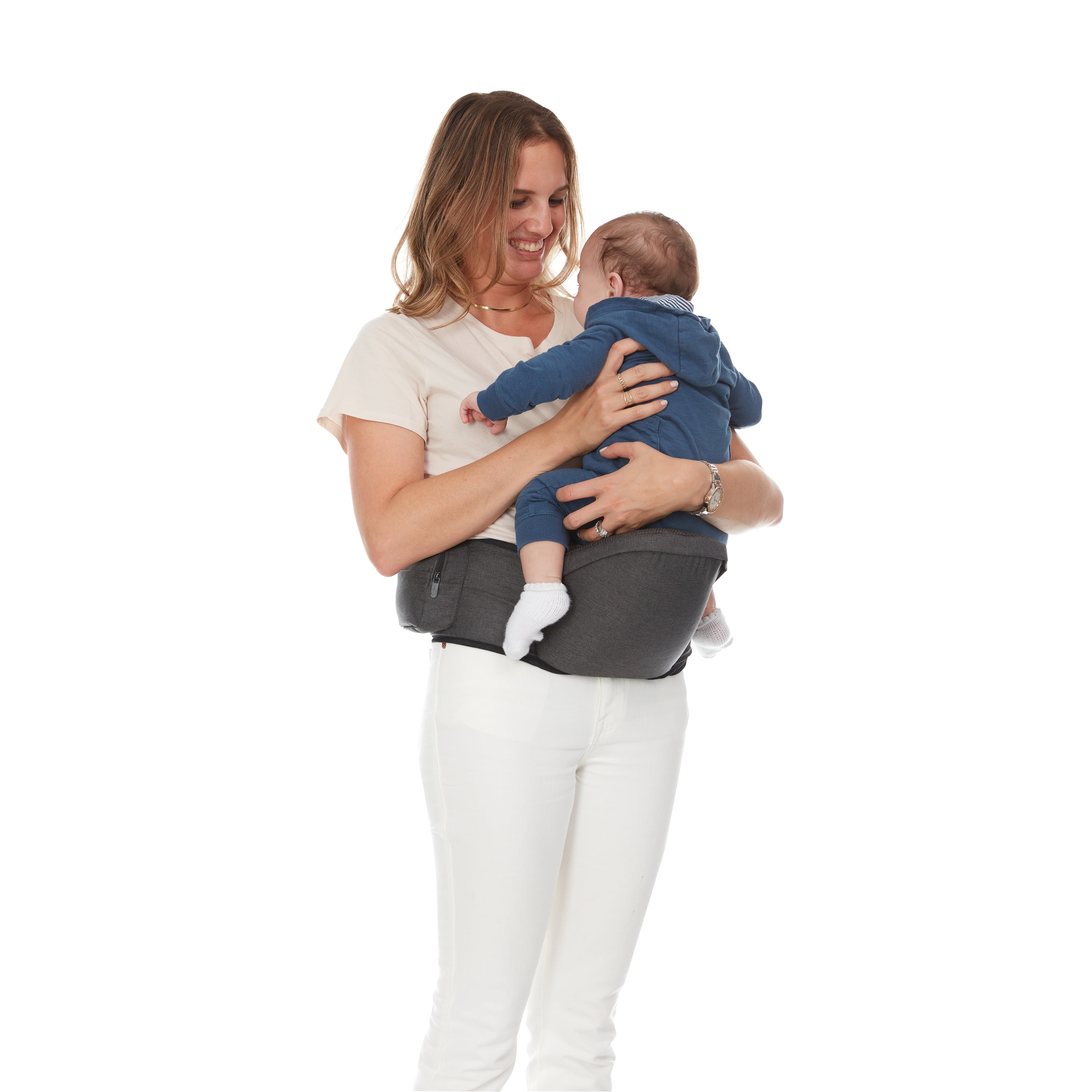 Monbebe Hip Seat Carrier, Gray, Infant & Toddler, Unisex