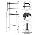 thumbnail image 5 of IVV 3-Tier Over The Toilet Storage Rack, Bathroom Space Saver, Freestanding Metal Shelf, Black, 5 of 10