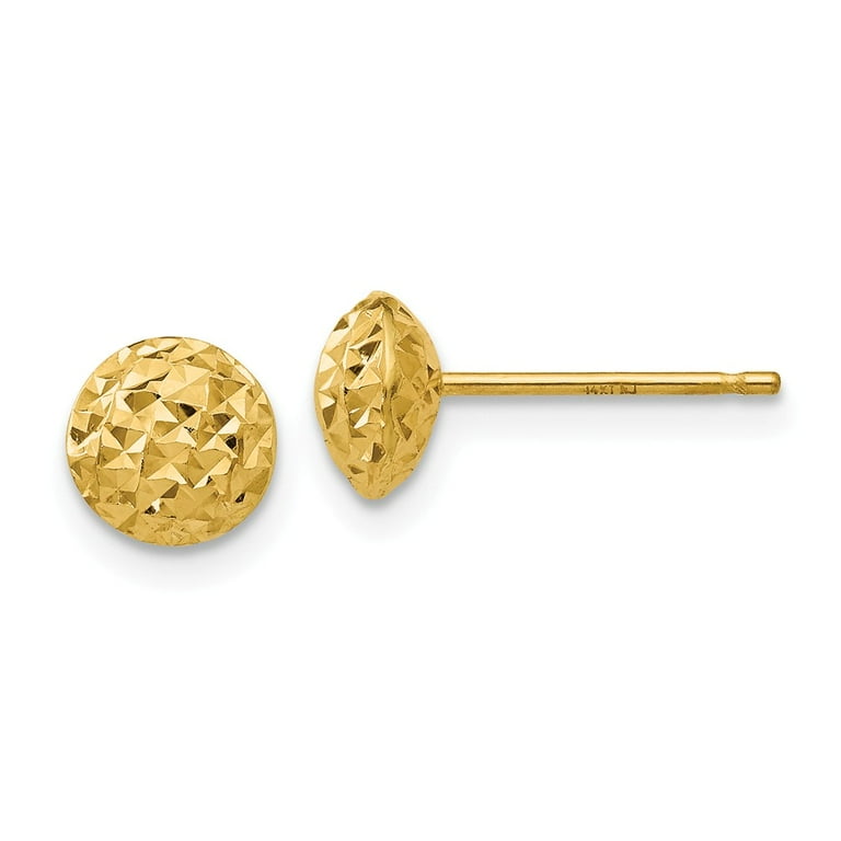 Real gold 2024 earrings walmart