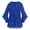 1 Blue, variant on Gyujnb V Neck Glitter Flare Sleeve Blouse Casual Loose Fit Tops (Little Girls, Big Girls),9-10 Years