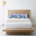 thumbnail image 6 of Yayeee Pillowcase Standard Size Set of 2 Satin Wrinkle Resistant Pillow Case, Purple Night Deer, 6 of 7