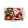 thumbnail image 3 of Christmas Area Rug: 16x24 in Christmas Printed Entryway Doormat Washable Xmas Rugs Holiday Floor Carpet for Living Room Bedroom Home Front Door Patio Kitchen, 3 of 6