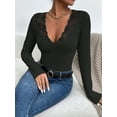 thumbnail image 2 of Am Direct Womens Tops Summer Loose Tunic Short Sleeve Shirts Crew Neck Top Pleated Dressy Casual Blouses, 2 of 5