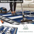 thumbnail image 5 of Navy Blue Anchor Outdoor Rug for Patio/Deck/Porch, Non-Slip Large Area Rug 6 x 9 Ft, Nautical Summer Beach Coastal Ocean Indoor Outdoor Rugs Washable Area Rugs, Reversible Camping Rug Carpet Runner, 5 of 8