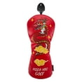 thumbnail image 1 of Funda para cabeza de golf shamjiam diseño de dragón chino protector ligero antiarañazos Rojo 30cmx13cm, 1 of 8