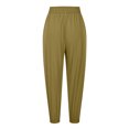 thumbnail image 5 of Bigersell High Waist Denim Pant Full Length Pants Women's Comfortable Fashion Solid Color Casual Printed Elastic Waist Tunic Pants Ladies Pants, 5 of 8