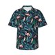 thumbnail image 1 of Fotbe Flamingos And Birds Camisa Hawaiana para Hombre Unisex – Camisa Casual de Verano con Botones de Manga Corta de Algodón y Lino,3X-Large, 1 of 7
