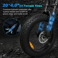 thumbnail image 2 of Smartravel Electric Bike for Adults, Peak 1500W Electric Mountain Bike, 20x4" All-Terrain Fat Tires, 48V 18.2Ah Removable Battery, 20MPH 45+ Miles Long Range, Dual Hydraulic Suspension, UL2849, 2 of 8