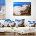 thumbnail image 4 of Designart Teide View Panoramic - Seascape Throw Pillow - 16x16, 4 of 5