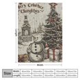 thumbnail image 4 of Orinice Christmas Tree Snowman Holiday Warm Lightweight Blanket Soft Fleece Blankets All Seasons Bed Couch Sofa Decor Gifts 50x60in, 4 of 6