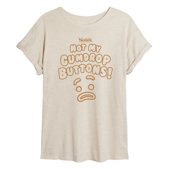 Shrek - Not My Gumdrop Buttons - Juniors Ideal Flowy Muscle T-Shirt