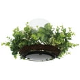 thumbnail image 6 of Mainstays Decorative Hurricane Pillar Candleholder with Faux White Hydrangea, 8", 6 of 9
