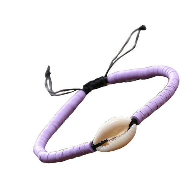 1 Set Braided Bracelets Handcrafted Comfortable Adjustable Drawstring Bracelet Exotic Teen Girls Fashion Accessory for Daily Dress Purple