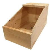 Harvest Lane Honey Heady Duty Rectangular Wooden Rabbit / Bunny Nest Box Small