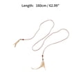 thumbnail image 3 of Cinturón de cintura ajustable de 1 pieza con flecos de plumas de Unique Bargains, 3 of 5