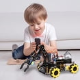 thumbnail image 5 of ACEBOTT Smart Robot Arm Car Kit 4WD Remote Control Car Compatible with Arduino IDE Electronic Programming Project STEM Education Science Coding Kit, 5 of 11
